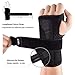 EXski Wrist Brace for Carpal Tunnel, Night Sleep Wrist Support Brace with Removable Metal Splints Left Hand Large