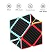 Twister.CK Oblique Twist Puzzle Cube with Carbon Fiber Sticker,Skewb Magic Cube,Fluctuation Angle Puzzle Cube,Made of Friendly ABS Plastic Material,The Color and New Style Will Never Fade Away.