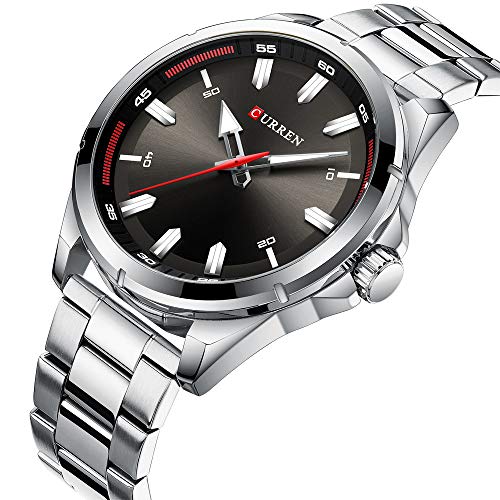 Relojes para hombre de cuarzo de negocios reloj de moda clásico reloj de banda de acero reloj Hombres - Imagen 3