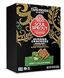 Two Moms in the Raw Soul Sprout Gluten Free Organic Crackers, Zesty Italian Herb, 4.5 Ounce
