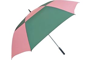 Doubwell Vented Golf Umbrella 54/62/68 Inch Automatic Extra Large Windproof Oversize Stick Rain Umbrellas For Man and Woman Can Shade For Golfer And Family