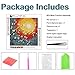 XPCARE 12 Pack 5d Diamond Painting Kits Full Drill Rhinestone Moon Diamond Pictures for Home Wall Decor(Canvas 12X12In)