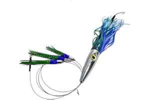 MAGBAY LURES High Speed Daisy Chain Savage 16" Wahoo Lure - 16 oz Head - Mahi, Tuna Lure