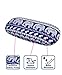 JAVOedge Blue Elephant Fabric Print Eyeglass Case