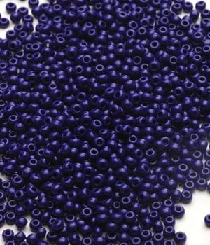 10/0 Glass Opaque Seed Beads - 3oz/Royal