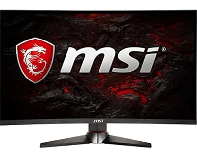 MSI Full HD Gaming Red LED Non-Glare Super Narrow Bezel 1ms 1920 x 1080 165Hz Refresh Rate FreeSync Curved Gaming Monitor