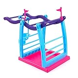 Fingerling Interactive Baby Monkey Pet Toy Climbing Playset Frame Climbing Stand Seesaw Swing Set(Monkey is not included)