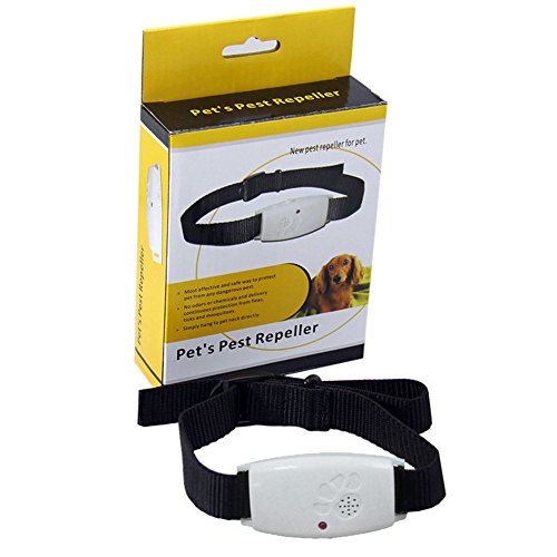 SHZONS Repellent Collar, Pet Ultrasound Insects Repellent Flea & Tick Fly Repellent Dog Collar,Pest Control Collar for Dogs and Cats,2.60×0.83×1.22 in - Thumbnail 7