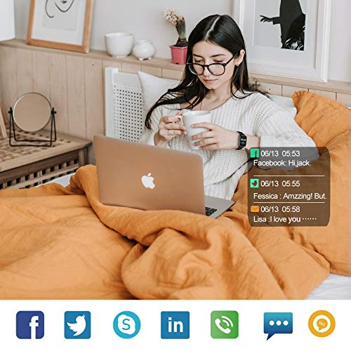 ASWEE-Smart-Watch-Fitness-Tracker-with-Heart-Rate-Blood-Pressure-Monitor-Waterproof-Watch-with-Sleep-Monitor-Calorie-Step-Counter-Watch-for-Kids-Women-Men-Compatible-Android-iPhone-Smartphone