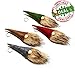 Handmade Swedish Tomte Christmas Tree Ornaments Hanging Set - Santa Decoration Scandinavian Gnome - Holiday Home Ornaments, 3 Packs