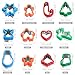 12 Pcs Christmas Cookie Cutters with Comfort Grip - Stainless Steel Holiday Cookie Cutters Includes Christmas Tree Snowflakes Snowman Gingerbread Candy Cane etc