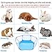 RYPET Guinea Pig Playpen - Breathable & Transparent Pet Playpen Pop Open Outdoor/Indoor Exercise Fence, Portable Yard Fence for Guinea Pig, Rabbits, Hamster, Chinchillas and Hedgehogs