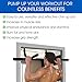Yes4All Doorway Pull Up Bar with Multiple Foam Grips – Multi Models fit Doorway 25-34 inch, 28-33 inch & 33-37 inch (Black - 1-Piece)