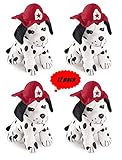 Set of 12 Plush DALMATION puppy Dogs - 7 inch size