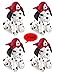 Firefighter Dalmatian Stuffed Animal Dogs (set of 12) Dalmatian party supplies