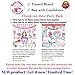 Birthday Supplies Cupcake Topper Plates Cups Tattoos Napkins Purple Balloon with Under Sea Themed Little Pool | Serve – 12