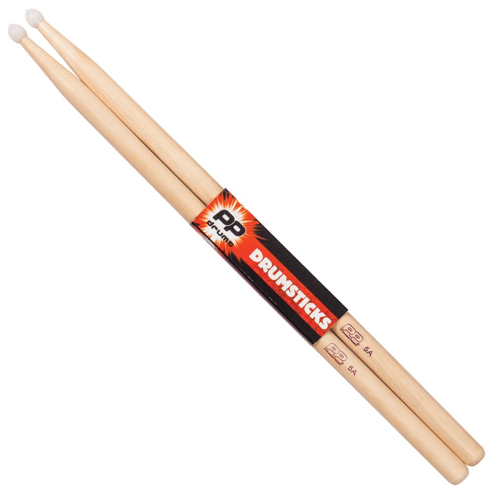 Performance Percussion N5 A – 12 Drum Sticks Wood Nylon 2 Chopsticks