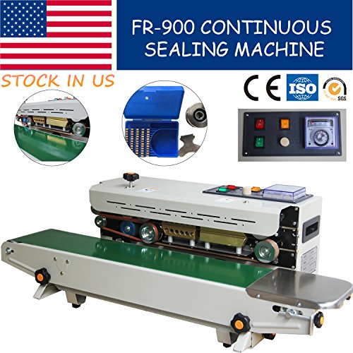 Continuous Sealing Machine FR-900 Auto Sealing Sealer Machine Horizontal Sealing Sealer for PVC Membrane Bag Film