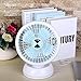 Cozime Portable USB Fan Mini Desktop Desk Table Electric Rechargeable Fan for laptop room office outdoor travel