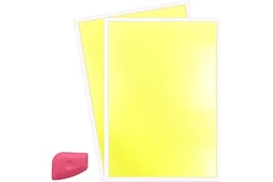 huzile Laser Engraving Marking Color Paper, 2 PCS White Marking Paper, 15.3" x 10.4" Laser Engraving Paper for Fiber Laser Marking and Engraving, Laser to Engrave on Metal, Ceramics, Glass (White)