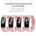 Letsfit Fitness Tracker, Activity Tracker Watch with Heart Rate Monitor, IP68 Standard Smart Watch with Step Counter, Calorie Counter, Call & SMS Pedometer Watch for Women Men Kids