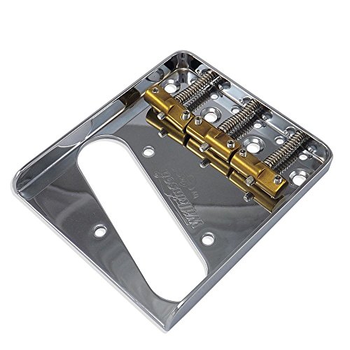 NEW Wilkinson Chrome WTB Ashtray Bridge for Tele guitars, with Brass Saddles