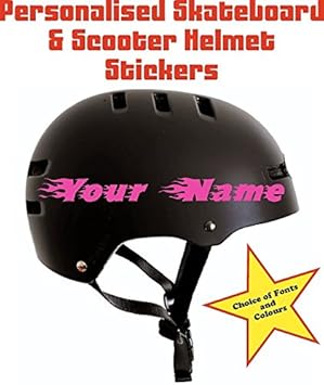 personalised bike helmet