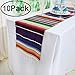 TRLYC Pack of 10 Wedding 14 by 84-Inch Mexican Serape Table Runners for Country Outdoor Wedding Party Christmas Decor