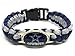 SportsBraceletsPro AMERICAN FOOTBALL TEAM BRACELETS - Military Grade Paracord - ADULT 8