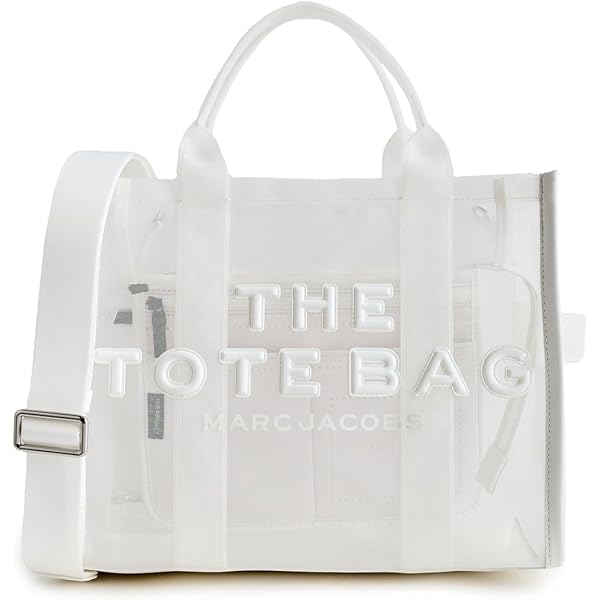 Amazon.com: Marc Jacobs The Clear Large Tote Bag, White Amazon.com: Marc Jacobs The Clear Large Tote Bag, White