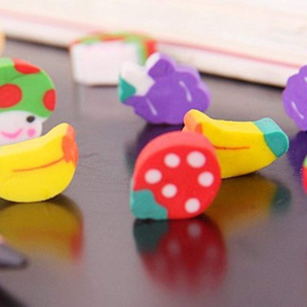 Yagot 50PCS Kinder Studenten nette Minifrucht-Spielzeug Radiergummi Briefpapier Werkzeug Karikatur Spielzeug Radiergummis