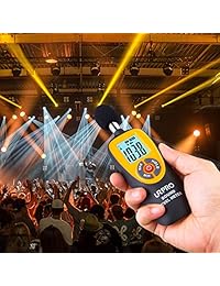 URPRO Decibel   Medidor de nivel de sonido digital (30 a 130 dB, medidor de ruido de audio, doble gama, HT 90A)