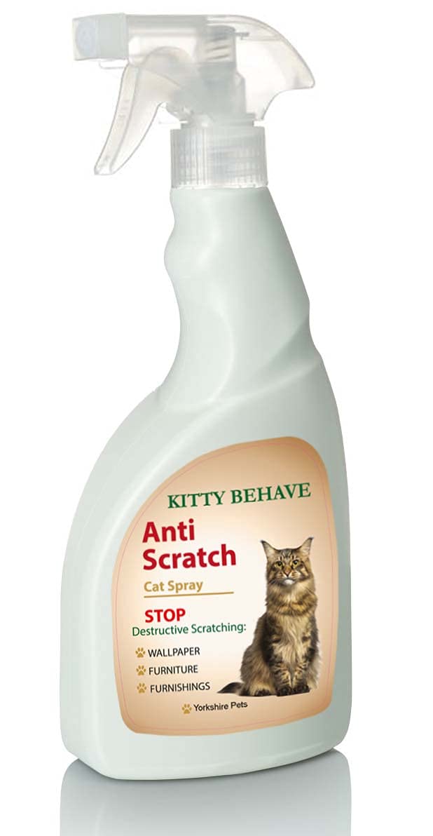 Sweet Willow Kitty Behave Cat Scratching Deterrent Spray Protect Furniture And Wallpaper 500ml