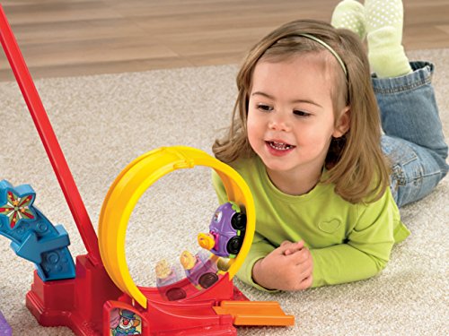 51io9H8hueL - Fisher-Price Little People Loops 'n Swoops Amusement Park [Amazon Exclusive]