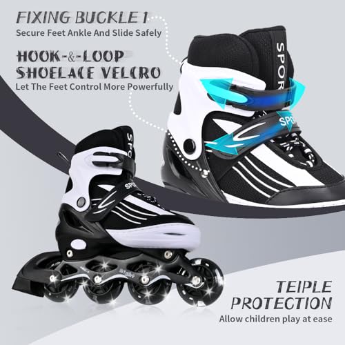 Inline Skates Children's Inline Skates Girls Boys Adjustable