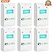 Ultrasonic Pest Control Repeller - Electronic Plug In Repellent for Insect Mice Bug Ant Rat Roach Mouse Mosquito Termite Flea Spider Fly Rodent Cockroach - Pack of 6 - Indoor Use Ecofriendly 100% Safe