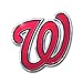 FANMATS 60423 - MLB - Washington Nationals Embossed Color Emblem | W Cap Logo