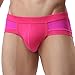NEARTIME Men's Underwear, Mens Low Waist Boxers Briefs Men Underpants Soft Shorts (L, Pink) …