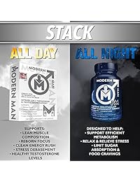 Moderno quemador de grasa para hombre – ayuda al sueño, pérdida de peso y estosterona para...