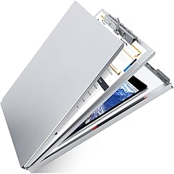 Aluminum Clipboard with Storage, Form Holder Steel