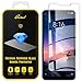 [2-Pack] QSEEL for Xiaomi (Redmi Note 6 Pro) Tempered Glass Screen Protector, 9H Anti-Scratch Screen Guard Film with Arc Edge & Oleophobic Coating, 3D Touch Compatible (Redmi Note 6 Pro, Clear)