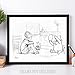 Lone Star Art Pooh Eating Honey - Winnie the Pooh 11x14 Unframed Nursery Art Print
