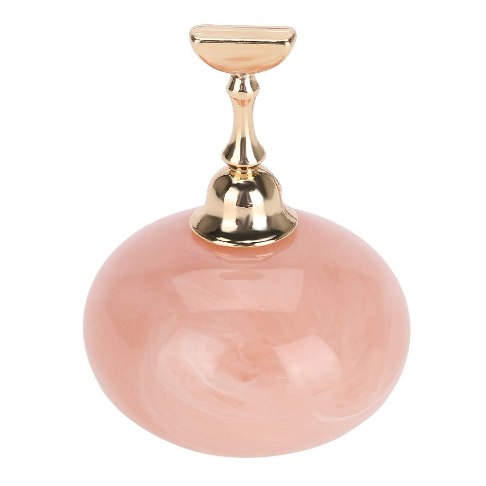 Manicure Display Practice Stand, Nail Practice Hand Nail Exercises - Nail Art Tip Holders Magnetic Golden Base(02)