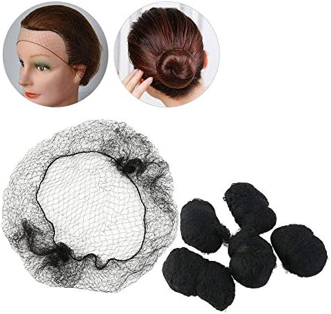 EKAN Juda Net Bun Cover Hair Accessories (set of 12) Black, Pack of 1