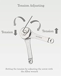 QBOSO Heavy Duty Lid Stay Hinges Folding Lid