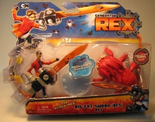 Generator REX 4 inch Dlx Big Fat Sword Rex (+ creature)