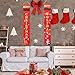 CHERIEY Merry Christmas Banner Outdoor Indoor Christmas Decorations, Porch Sign Banner Farmhouse Christmas Decor Hanging Front Door Banner for Home Wall Decor