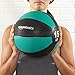 Amazon Basics Workout Fitness Exercise Weighted Medicine Ball - 15 Pounds, Turquoise and Black
