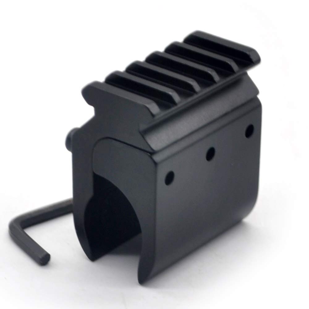 TRIROCK 21mm Weaver Picatinny 5 slots Rail Base Riser Adapter Rifle Barrel Mount Scope Flashlight Converter Mounts