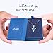 J.Rosée Necklace, Women's Blue Cubic Zirconia Twist Pendant Necklaces with 925 Sterling Silver Chain Jewelry Gifts with Packing